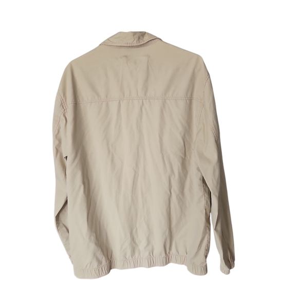 Chaps Vintage Men's Tan Jacket Zip Up Size Large - Picture 2 of 5